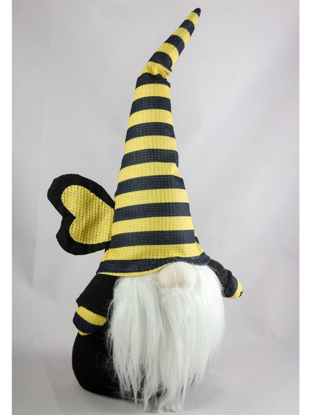 Gnome Bumble Bee Knitted Plush Figure 18 inches tall